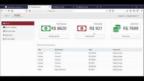 Apresentação do Sistema Hospitalar PHP 7 PDO