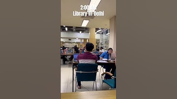 2:00 AM Library Scenes #iitdelhi #library
