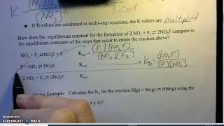 Manipulating K values