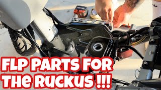 Honda Ruckus: FLP Lusso Step Rails and Gas Tank Risers Install!