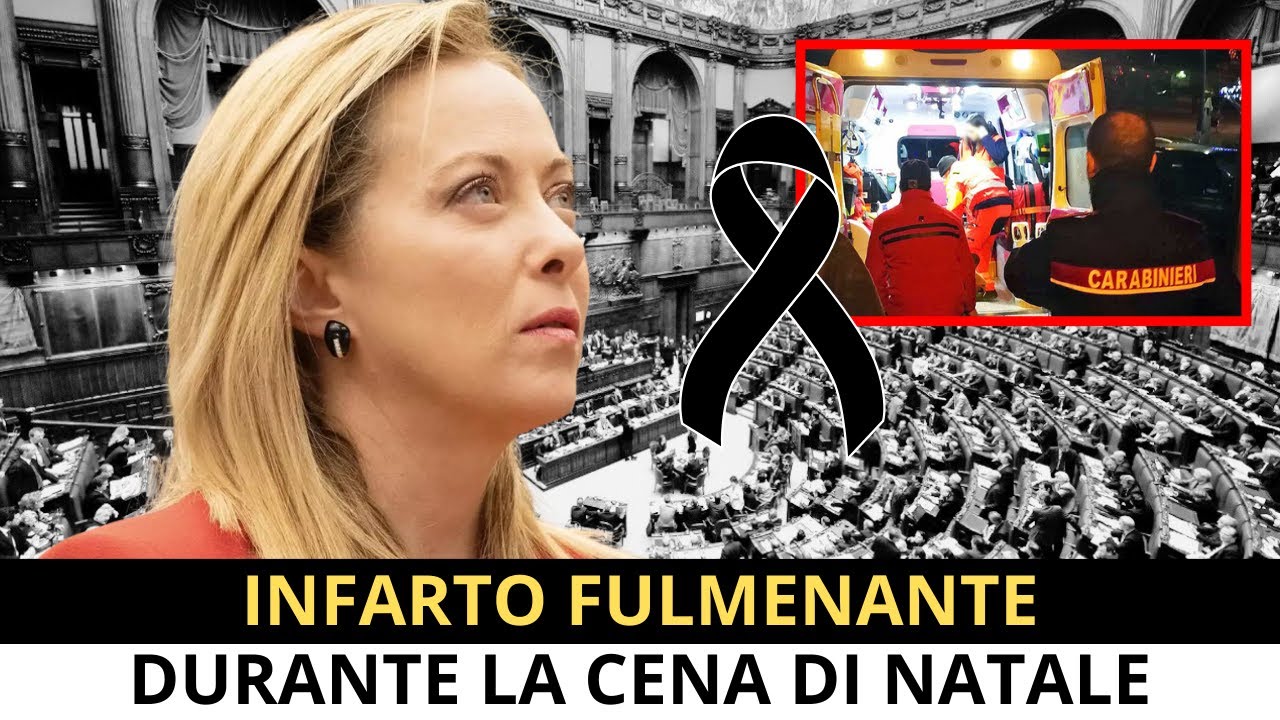 INFARTO FULMINANTE DURANTE LA CENA DI NATALE: TRAGICO LUTTO NELLA ...