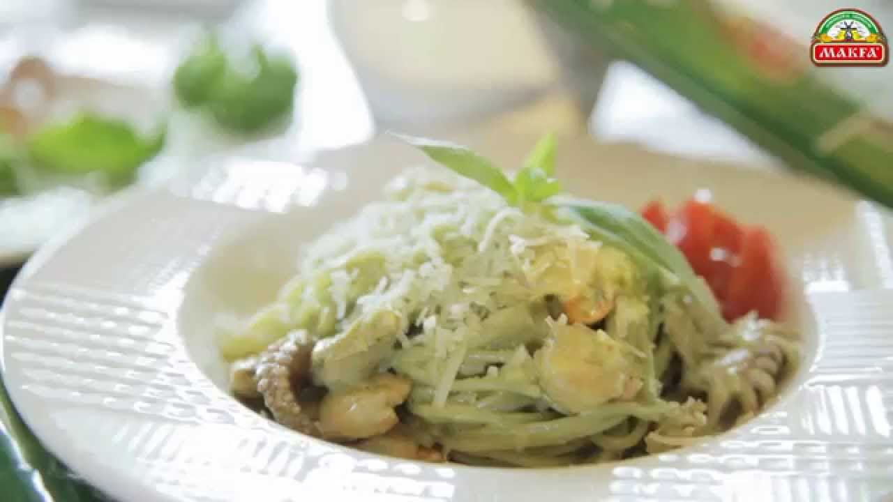 Pasta - это просто! "Шпинатные спагетти с морским коктейлем" - YouTube