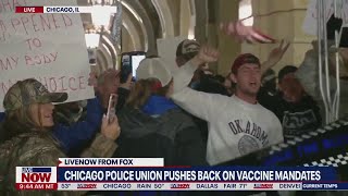 Vaccine mandate fight: Police union demands Chicago mayor drop requirement | LiveNOW from FOX
