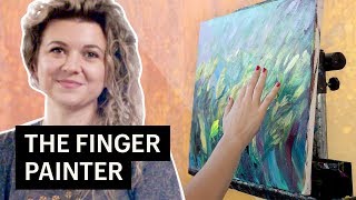 Finger Painting for Adults with Iris Scott! — Vermont Art Supply