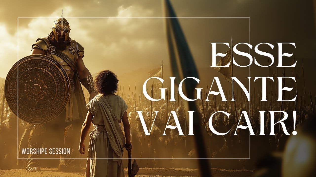 A LUTA ESTÁ PESADA? Não olhe para o Gigante | Louvor Gospel