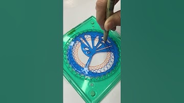 Beautiful ASMR Spirograph Art! #art #shorts #spirograph #satisfying #asmr #trending #viralshorts