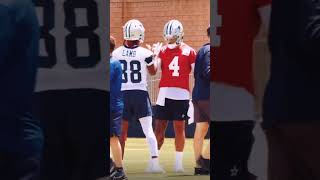 Dak & CD handshake #ceedeelamb #cd #dak #dakprescott #dallascowboys #nfl #football #handshake