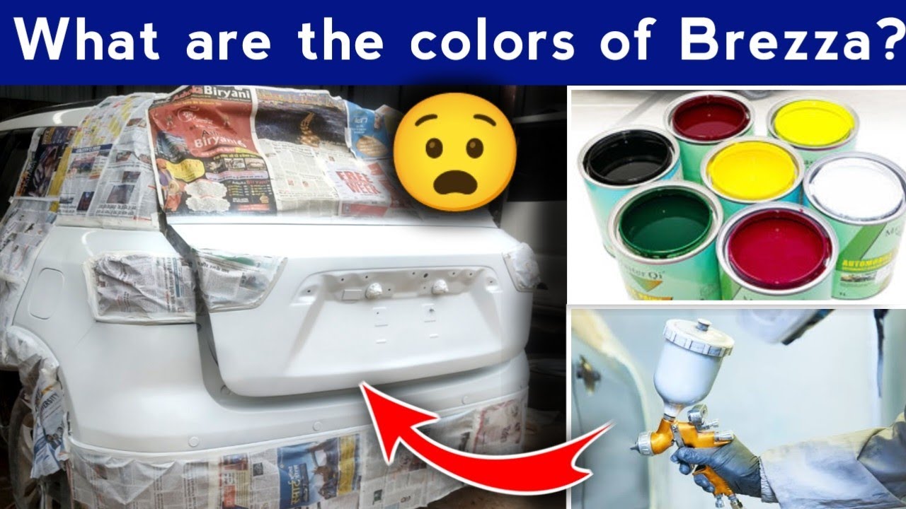 What are the colors of Brezza?😧