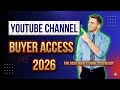 buyer youtube channel access tutorial 2026 | digital marketing  YouTube channel access 