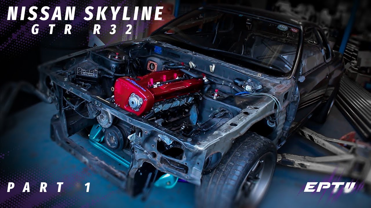 Nissan Skyline GTR R32 - (Part 1) Fabricating The Downpipe