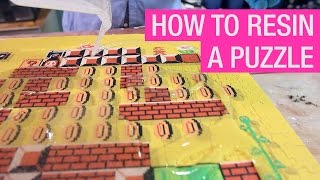 How To Resin A Puzzle - Part 4