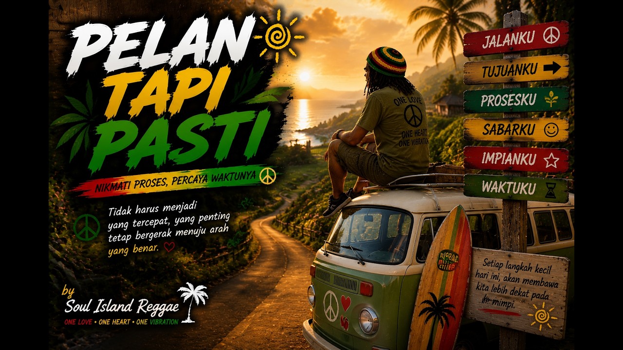 Pelan Tapi Pasti | Lagu Reggae Tentang Menikmati Proses \u0026 Perjalanan Hidup | Soul Island Reggae