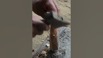 Forging a useful chisel from metal scrap part IV #shorts #short #shortsfeed #shortvideo #diy #how