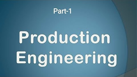 Production Engineering| Lec-1| Part-1 |  | JKPSC AE Mechanical|
