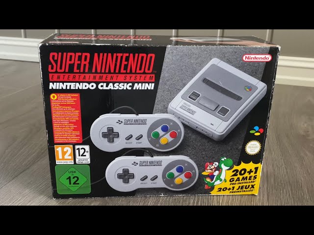 SNES Classic Mini Unboxing and Setup: UK model hands-on testing