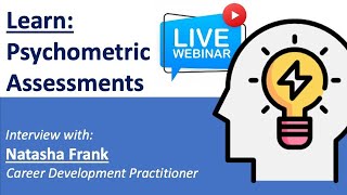 Learn Psychometrics With Natasha Frank A Registered Psychometrist Career Development Practitioner