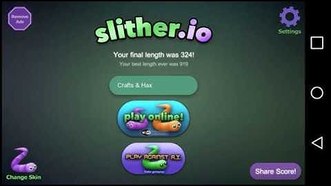 Slither.io gameplay