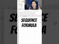 Tutorial Sequece Formula di Microsoft Excel✨