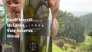 Sports Performance Wine Review: Geoff Merrill McLaren Vale Reserve Shiraz 2013