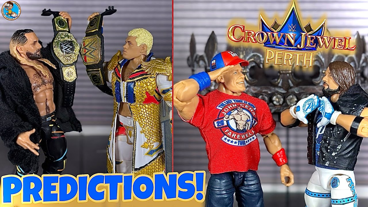 WWE CROWN JEWEL ACTION FIGURE PREDICTIONS! 