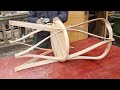 Creative Ideas Woodworking Extremely Interesting // Cool stool Made By Bending Wood Craft - DIY