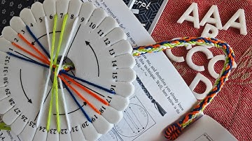 Kumihimo Tutorial Peruvian Color Variant (16 Threads)