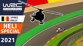 WRC Helicopter Compilation : Renties Ypres Rally Belgium 2021