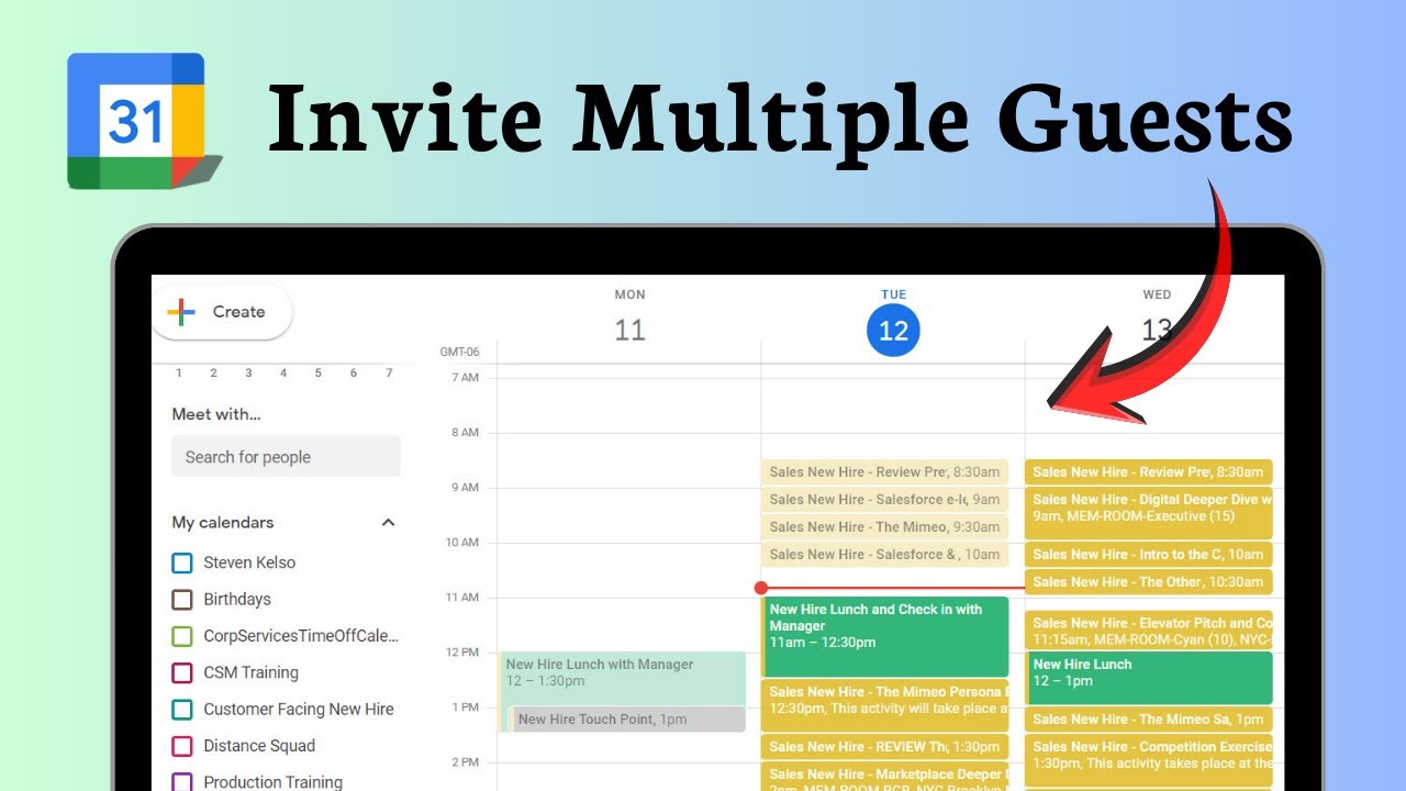 How to schedule a meeting with multiple guests in Google Calendar - YouTube