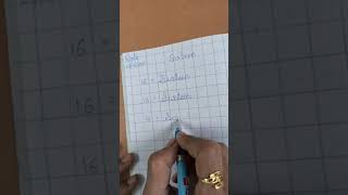 STD SR. kg, sub Maths, write numbers name in cursive, Number 16 Sixteen