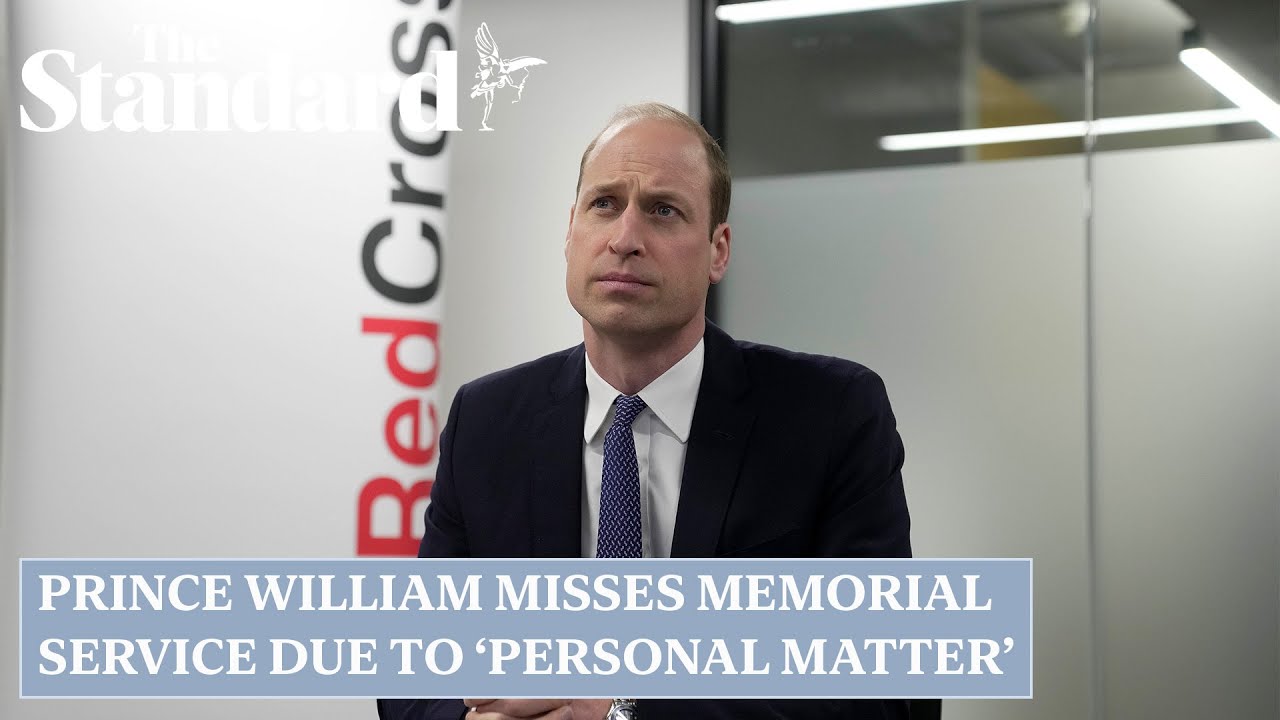 Prince William misses godfather’s memorial service due to personal