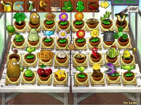 Complete Zen Garden! Plants vs Zombies - YouTube