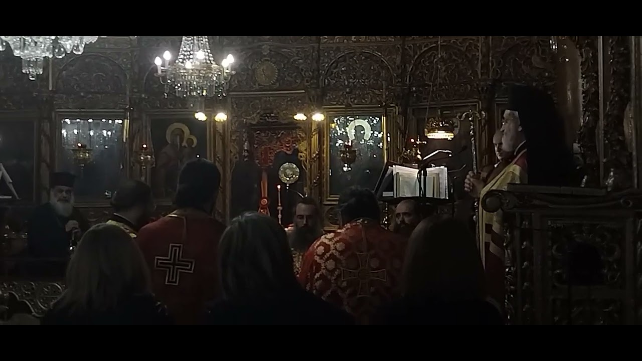 αρχιερατικος εσπερινος αγιου ιακώβου τσαλίκη Ι.Ν Παναγία επίσκεψη  Τρίκαλα 