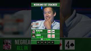 NEGREANU GET CRACKED! #poker #pokerstrategy #pokerstars #shorts