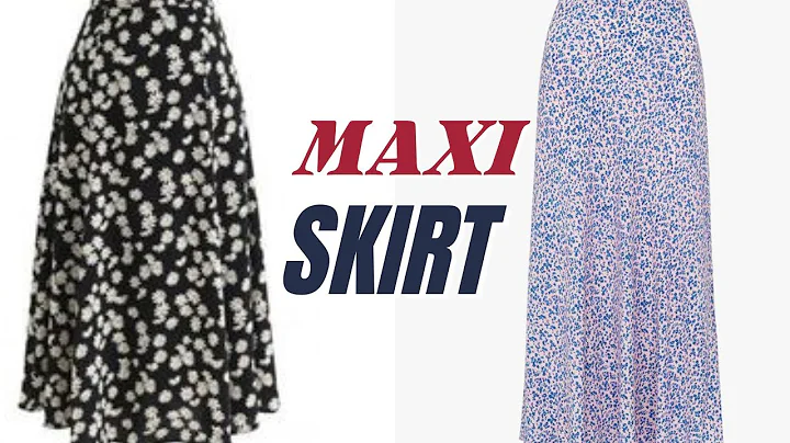 How to sew maxi skirt | Very Practical Skirt Cutting and Sewing | Slip Skirt /DIY // Sewing Tutorial