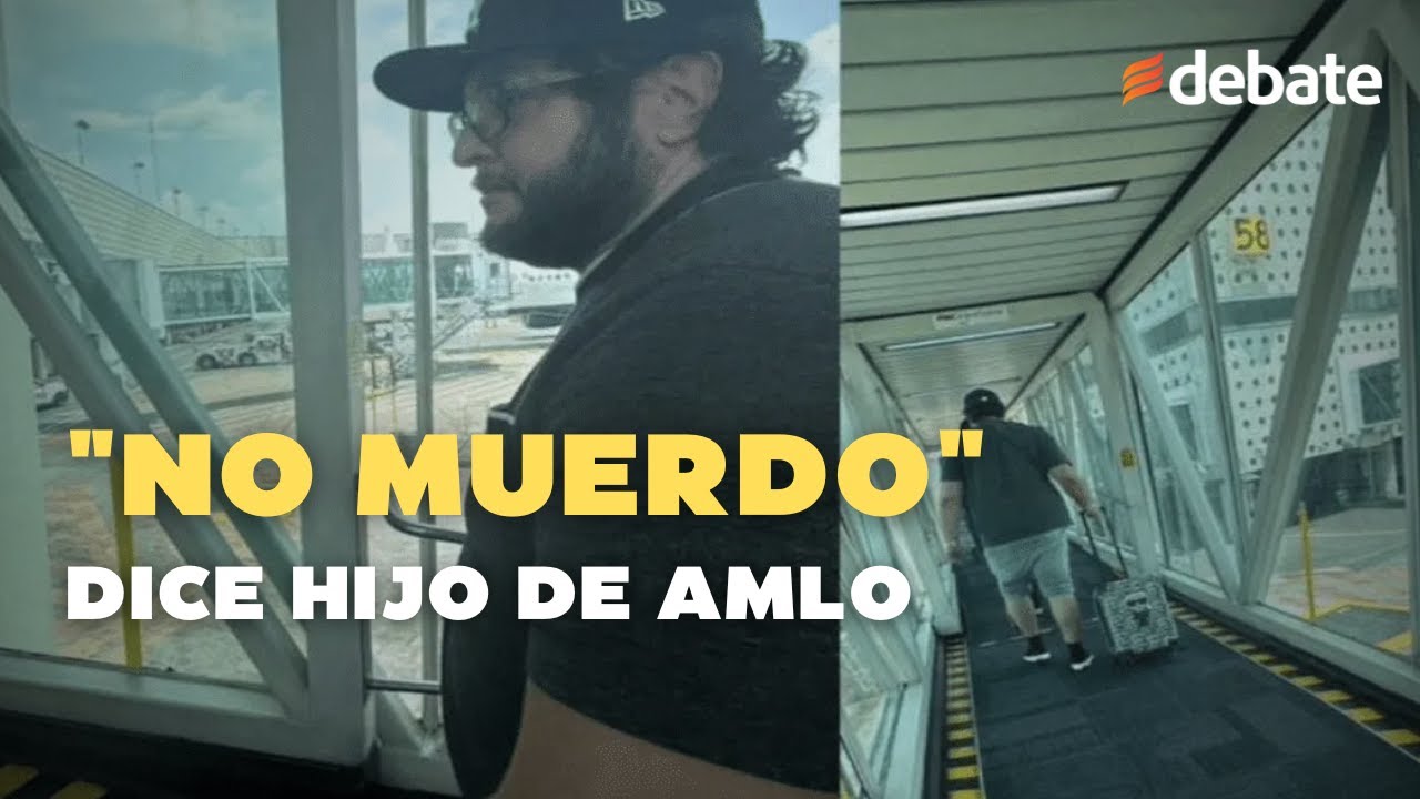 "No muerdo" dice hijo de AMLO a las personas que le toman fotos sin su