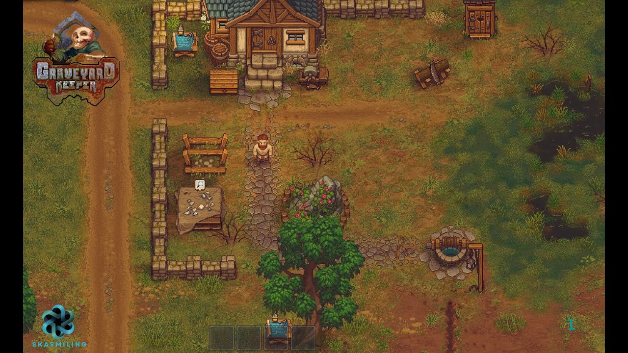 Cleaning up the graveyard - Graveyard Keeper Episode 1 - YouTube