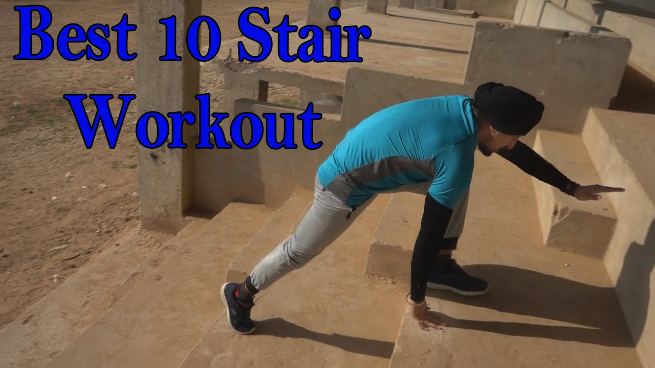10 Stair Workout For Slim Body | Burn Your Tummy And Thigh Fat - YouTube