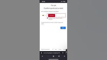 Create Google Account error - #verification #phone #number #verify #troubleshootingguide