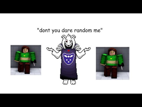 double gt chara lmb'ing to use against random believers || soulshatters