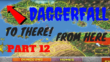HOW BIG IS THE MAP in Daggerfall? Walk Across the Map (Part 12)