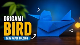 Easy Origami Bird Tutorial 🐦 | Step-by-Step Paper Folding for Beginners