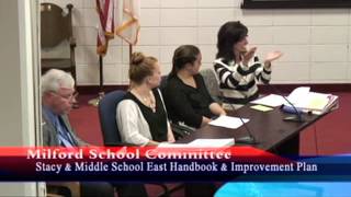 Milford School Committee meeting May 14, 2015