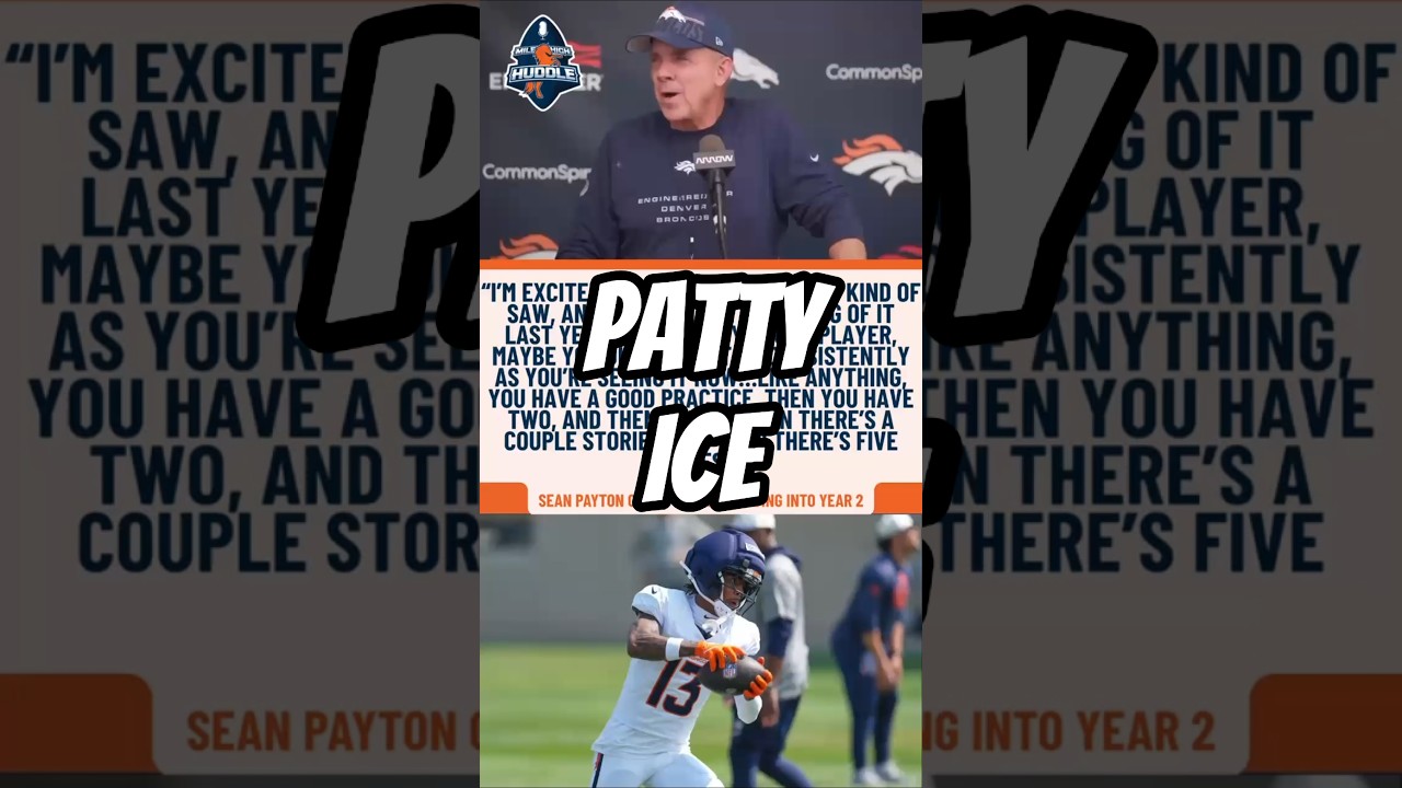 #Broncos HC Sean Payton is excited about WR Pat Bryant aka "Patty Ice"