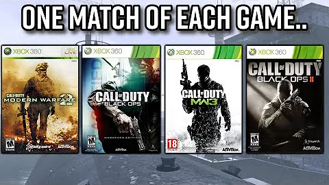 This Era Of CoD Will Never Be Topped.. (ONE MATCH OF EACH GAME)