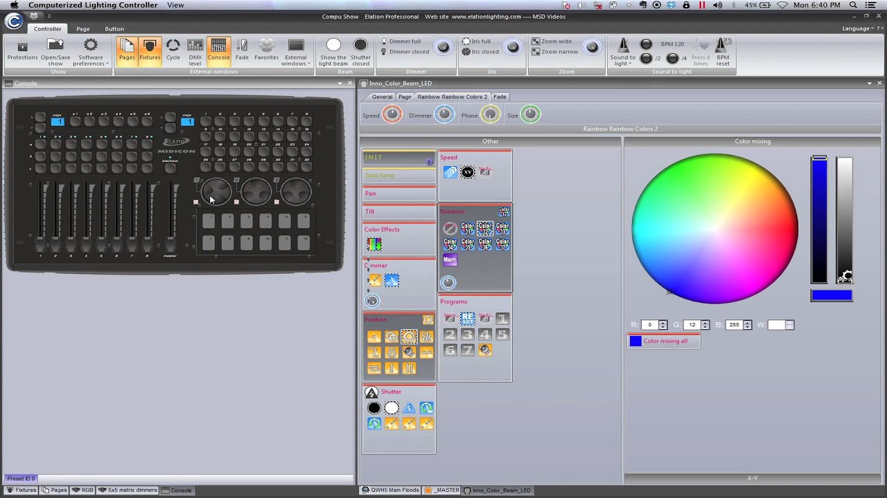 CompuShow Video Manuals - Selective Wheel Control