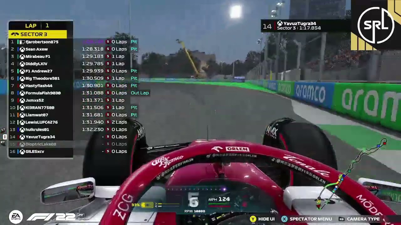 F1SRL Season 4 Round 2 Saudi Arabia Qualifying highlights