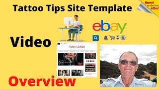 Tattoo Tips🍊Website Template Overview🍊For Sale🍊