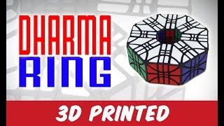 3D Printed Puzzle: The Dharma Ring @GregMakesThings