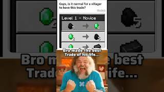 Luckiest Trade Ever 💀| #shorts #minecraft #minerush #trend #trending