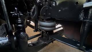 Freightliner cascadia air ride installation and new floor
